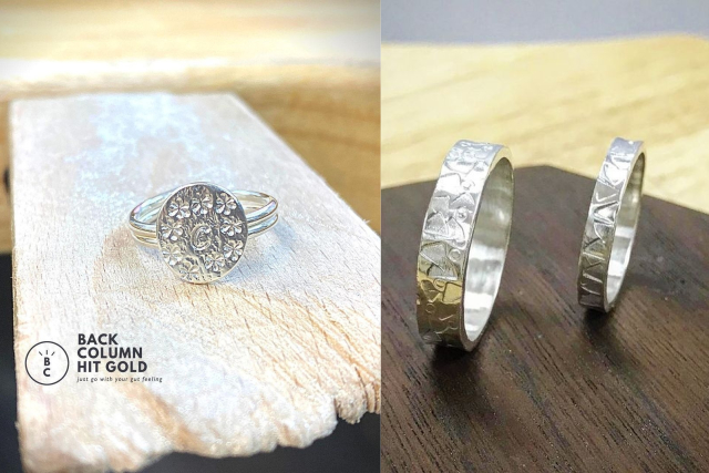 （IG@ backcolumn...）&nbsp;【手作純銀飾物工作坊價目表】- 925純銀戒指工作坊 HKD$750丨星期五優惠價 HKD$620/1 （2人或以上）- 925純銀手鐲工作坊 HKD